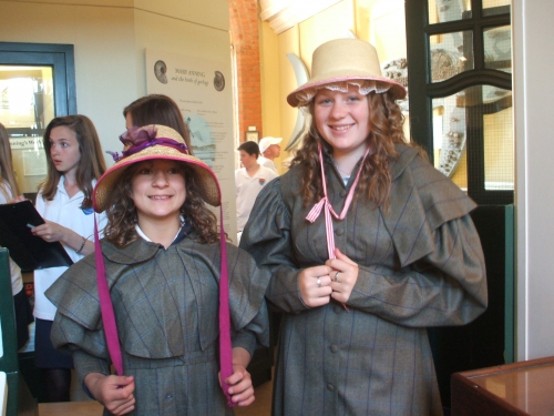 The Mary Anning writing project - dressing up as Mary Anning